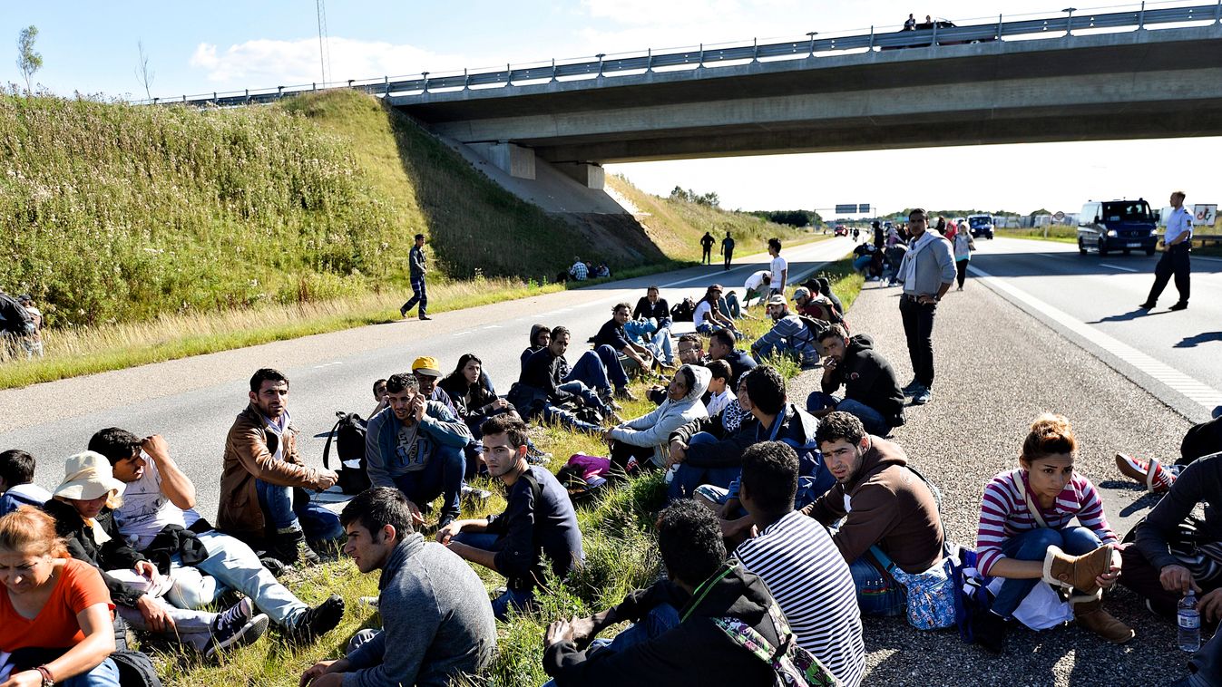 menekültek dánia németország Flensburg 