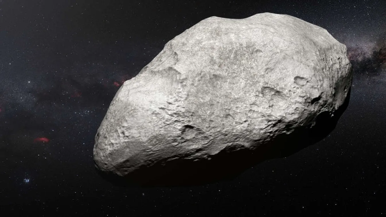 2004 EW95 This artist’s impression shows the exiled asteroid 2004 EW95, the first carbon-rich asteroid confirmed to exist in the Kuiper Belt and a relic of the primordial Solar System. This curious object likely formed in the asteroid belt between Mars an
