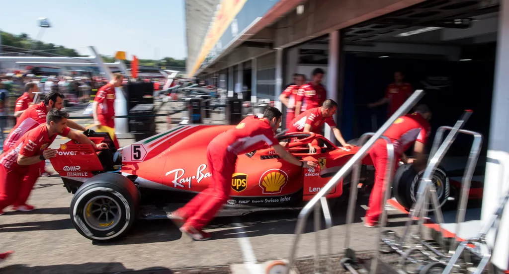 Előkészületek a Forma-1-es Német Nagydíj előtt, Sebastian Vettel, Scuderia Ferrari 
