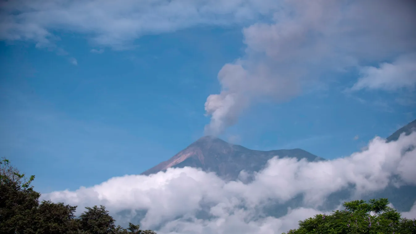 vulkán, vulkánkitörés, Guatemala 