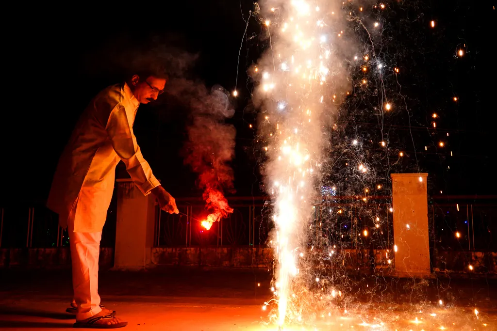 divali fényünnep, india, galéria 