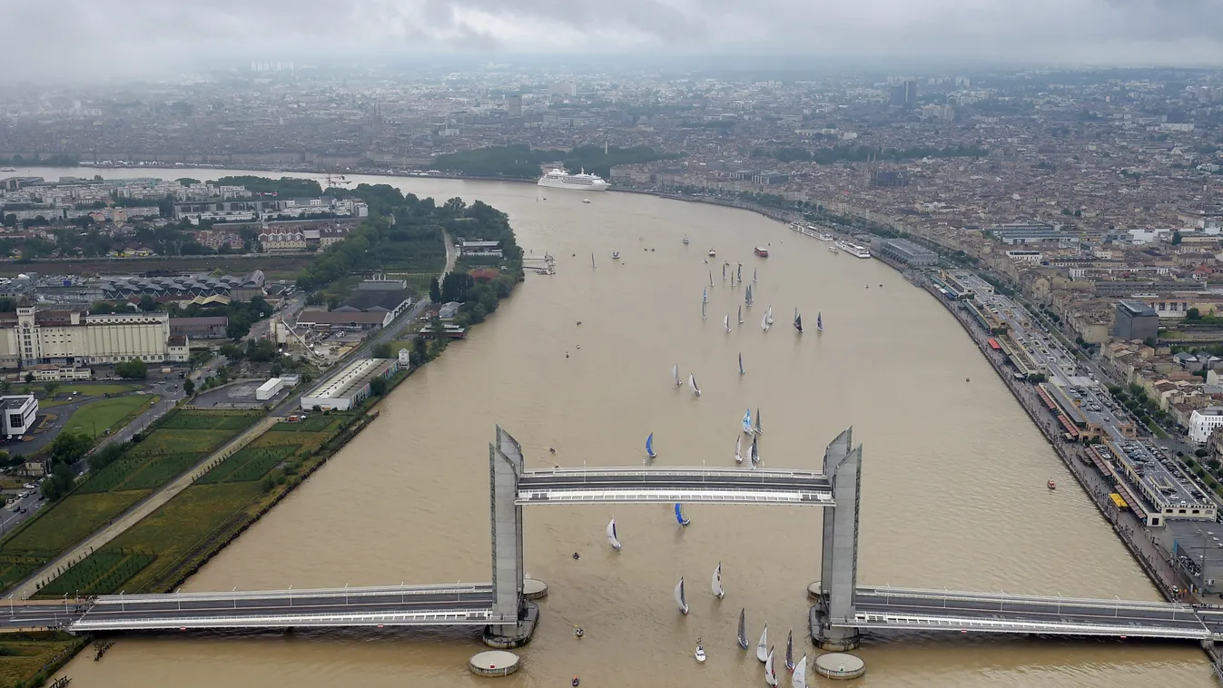 mozgatható híd, Franciaország, Gironde, Bordeaux, bridge of chaban delmas, 