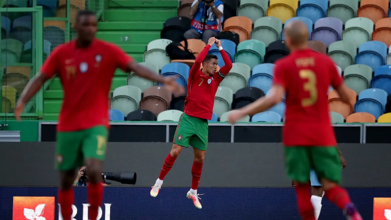 Portugal v Israel - International Friendly Football Match 2020 2021 Pedro Fiuza fiuza foto lisbon lisboa soccer sports friendly Israel international friendly football match UEFA EURO 2020 European Championship Jose Alvalade stadium Pedro Fiúza Cristiano R