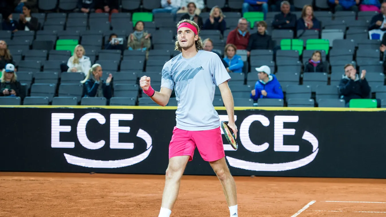 ATP Tour - Hamburg European Open Sports TENNIS ATP Tour Single Men GESTURES Cheers JOY, Sztefanosz Cicipasz 