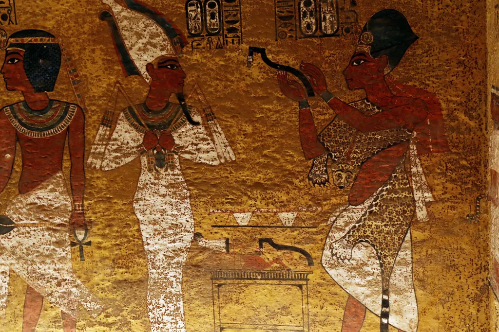 Tutanhamon király sír felfedezés 100 év, Egyiptom, Egypt marks centenary of King Tut's tomb discovery burial chamber,Egypt,King Tutankhamun,tomb Horizontal 
