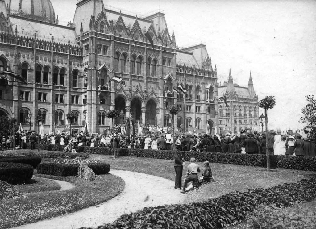 Budapest, Parlament, Országház, 1915, fortepan 