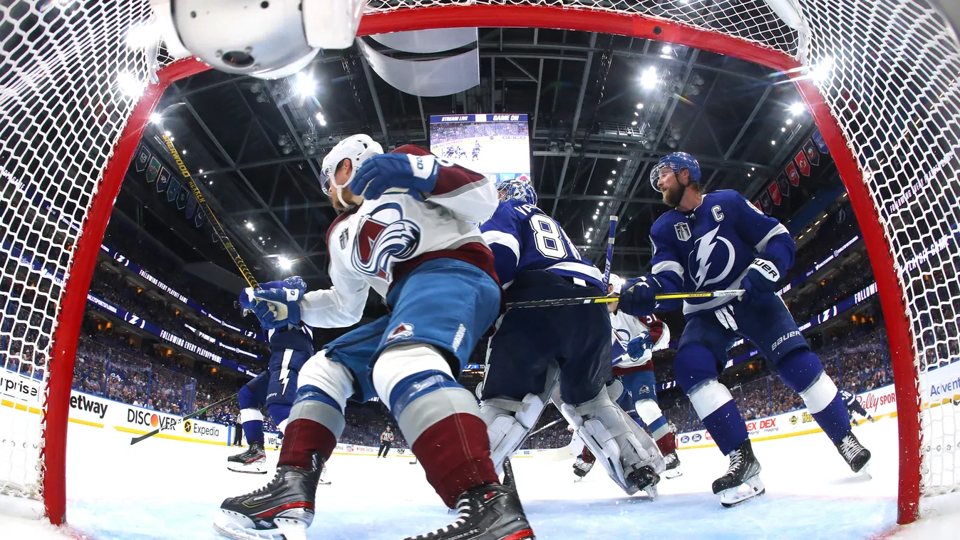 2022 NHL Stanley Cup Final - Game Three GettyImageRank2 national hockey league Horizontal SPORT ICE HOCKEY, Tampa Bay Lightning, Colorado Avalanche 