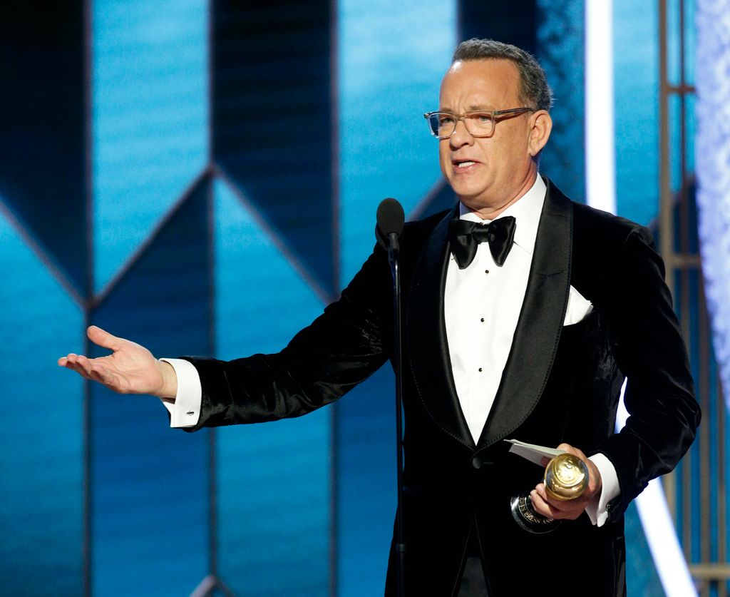 HANKS, Tom Beverly Hills, 2020. január 6.
Az NBC felvételén Tom Hanks amerikai színész átveszi a filmes életművét jutalmazó Cecil B. DeMille-díjat a Hollywoodban akkreditált külföldi újságírók szövetségének (HFPA) évenkénti gálája, a Golden Globe-díjak 77