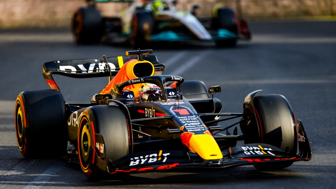 Forma-1, Max Verstappen, Red Bull, Azeri Nagydíj 2022, szombat 
