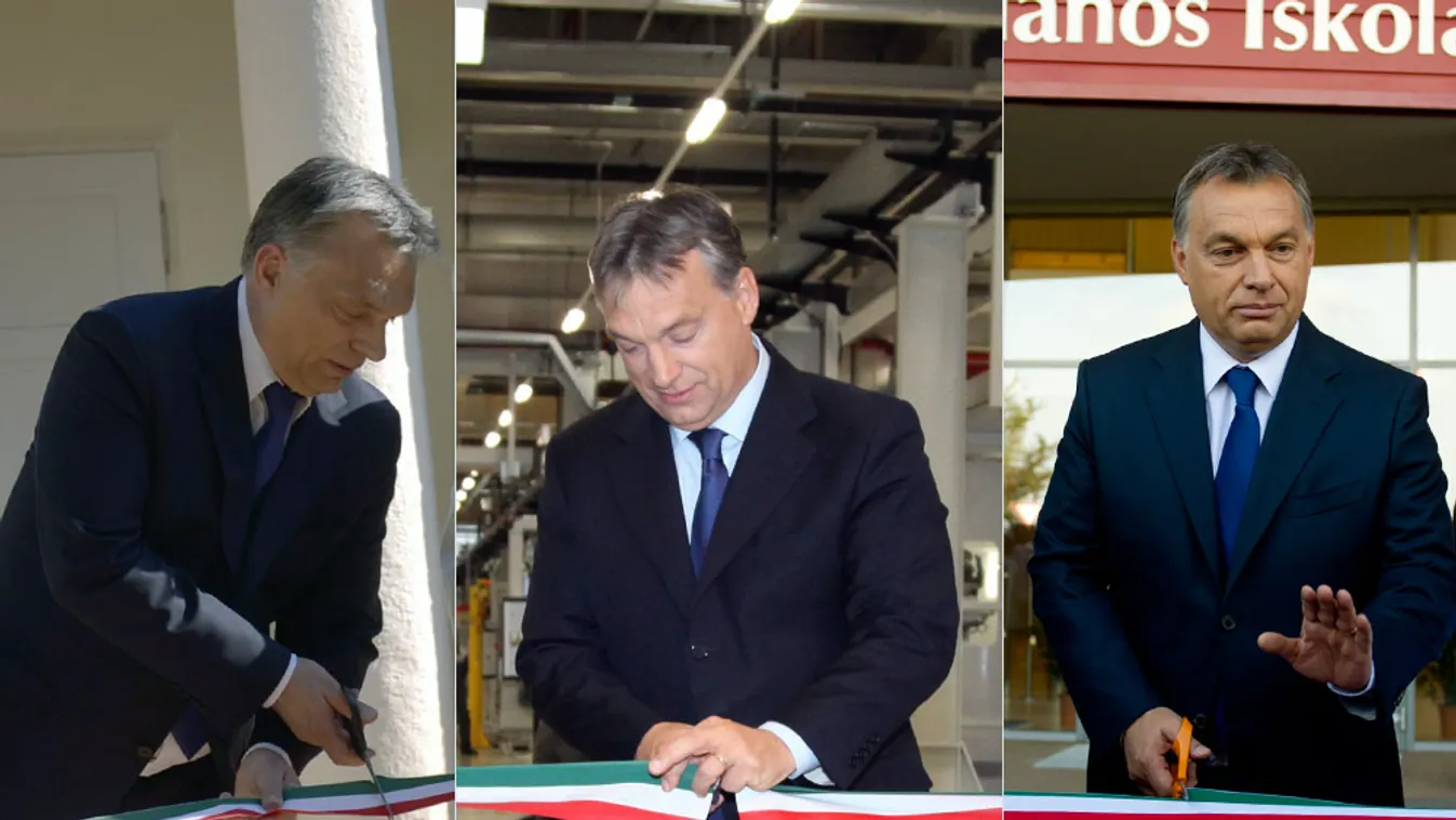 Orbán Viktor szalagokat vág át, avatástérkép, Ahol Orbán büszke. Térkép a miniszterelnöki avatásokról
