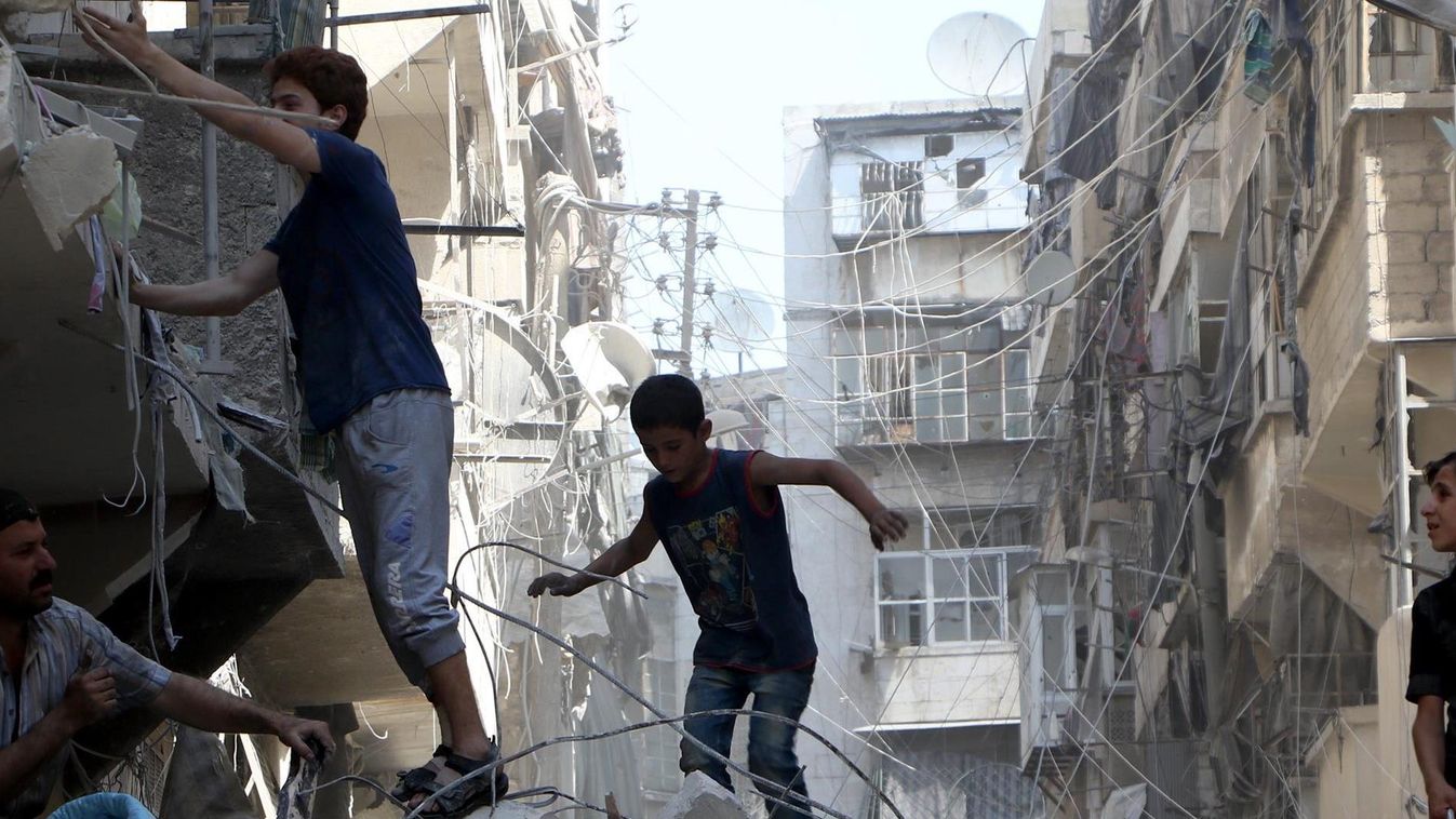Syrian civil war Syria Aleppo 2016 vacuum bomb Syrian army September Sukeri 