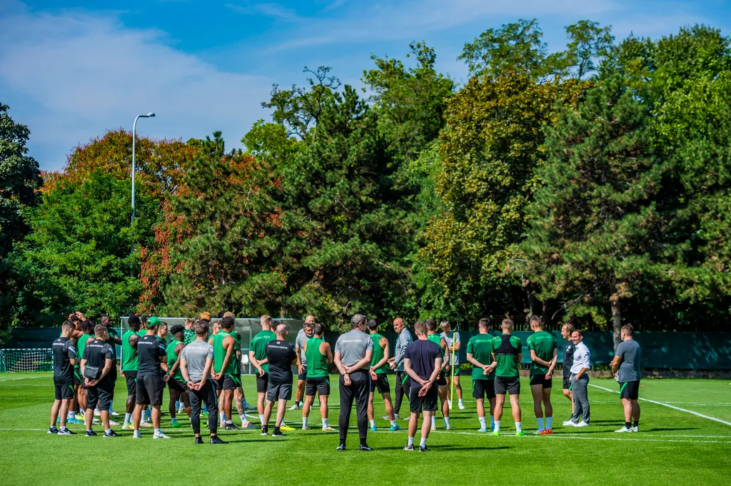 Fradi, edzés, foci, futball, magyarország, ferencvárosi TC, ferencváros, 2022. 09. 07. 