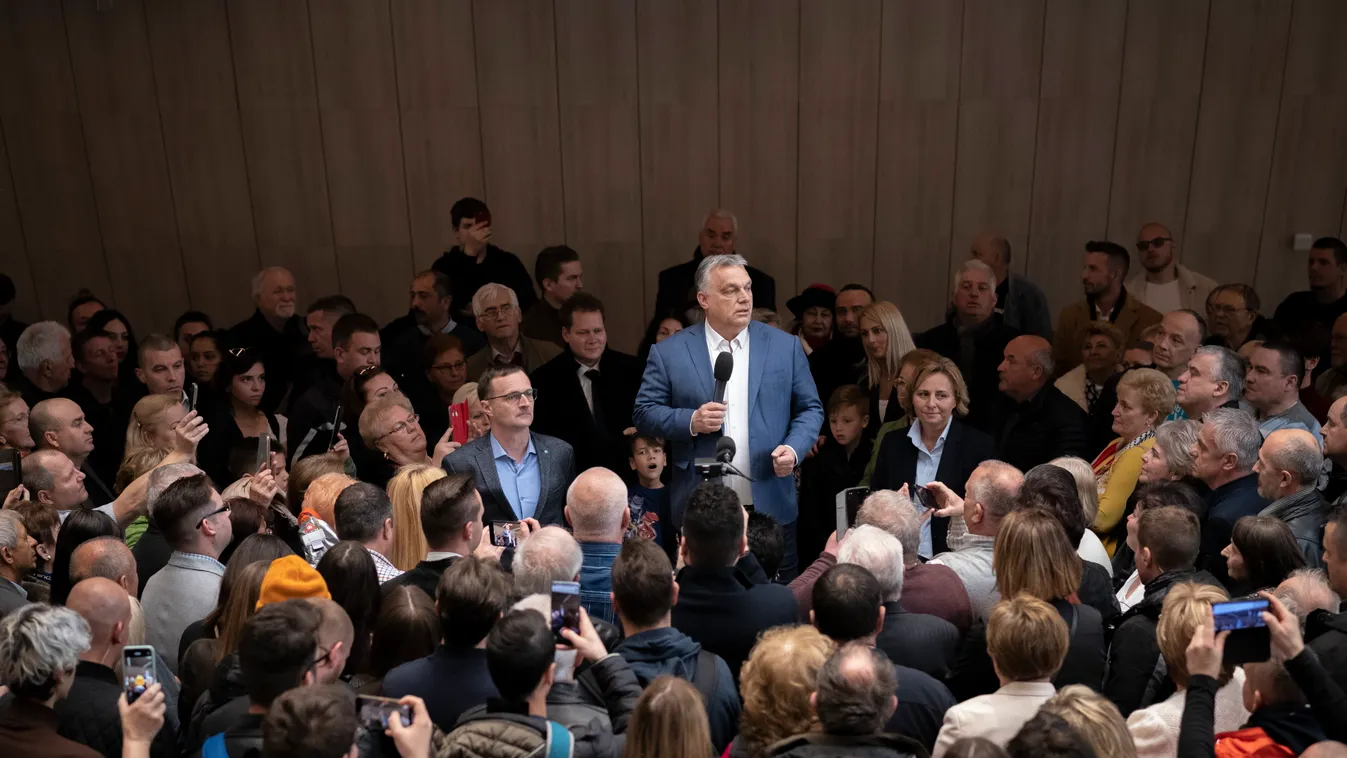 Választás 2022, Orbán Viktor, Kecskemét, kampánygyűlés 