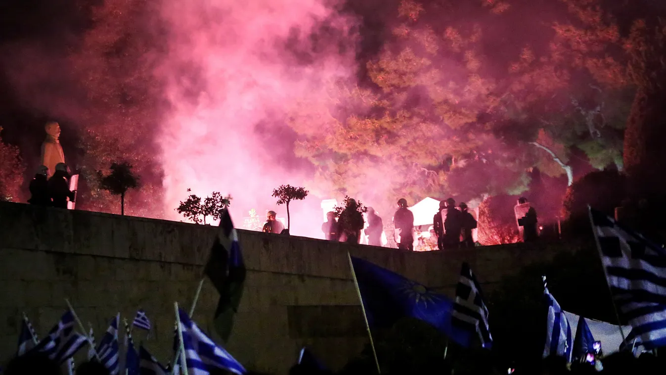 Görögország, Macedónia, tüntetés, névvita 