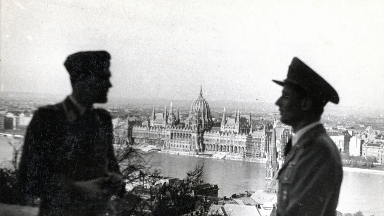 Budapest, Parlament, Országház, fortepan, 1942 