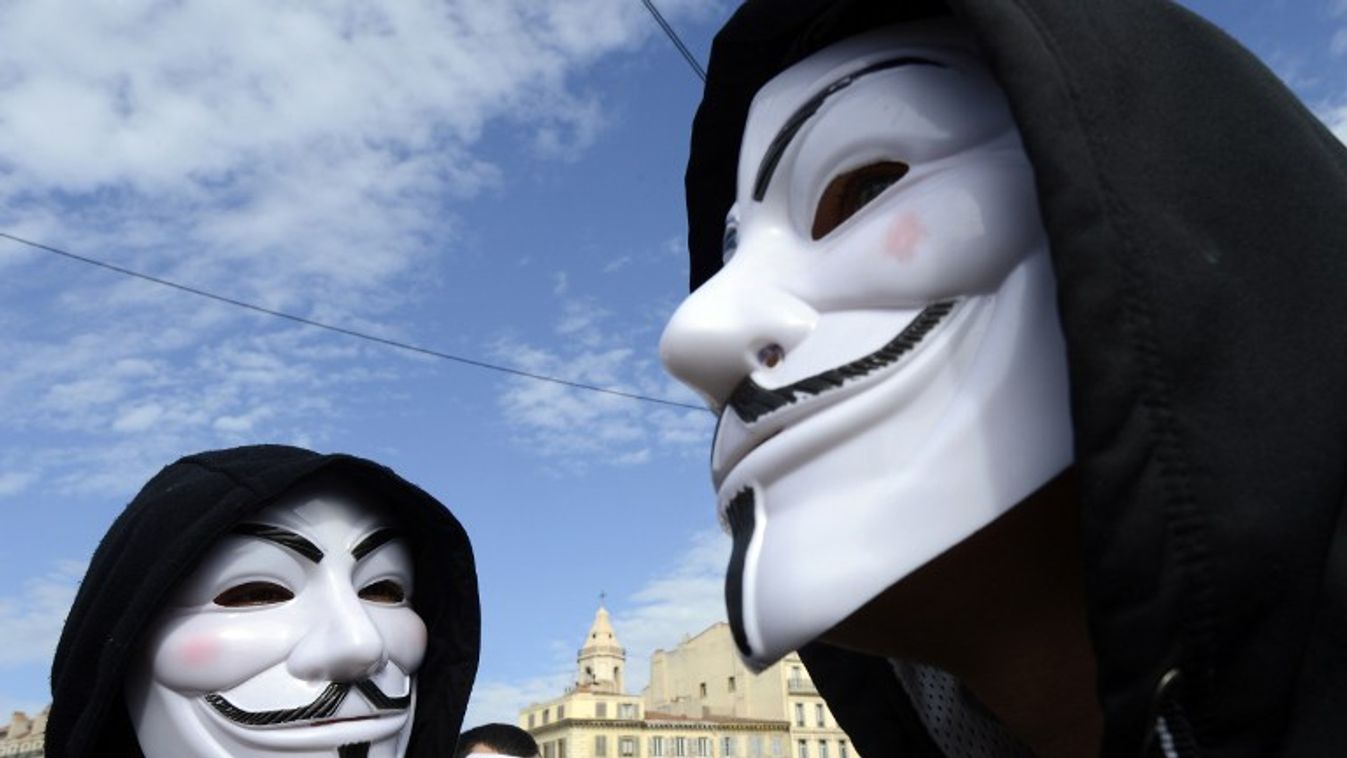 anonymous hacker tüntetés jelszó támadás 