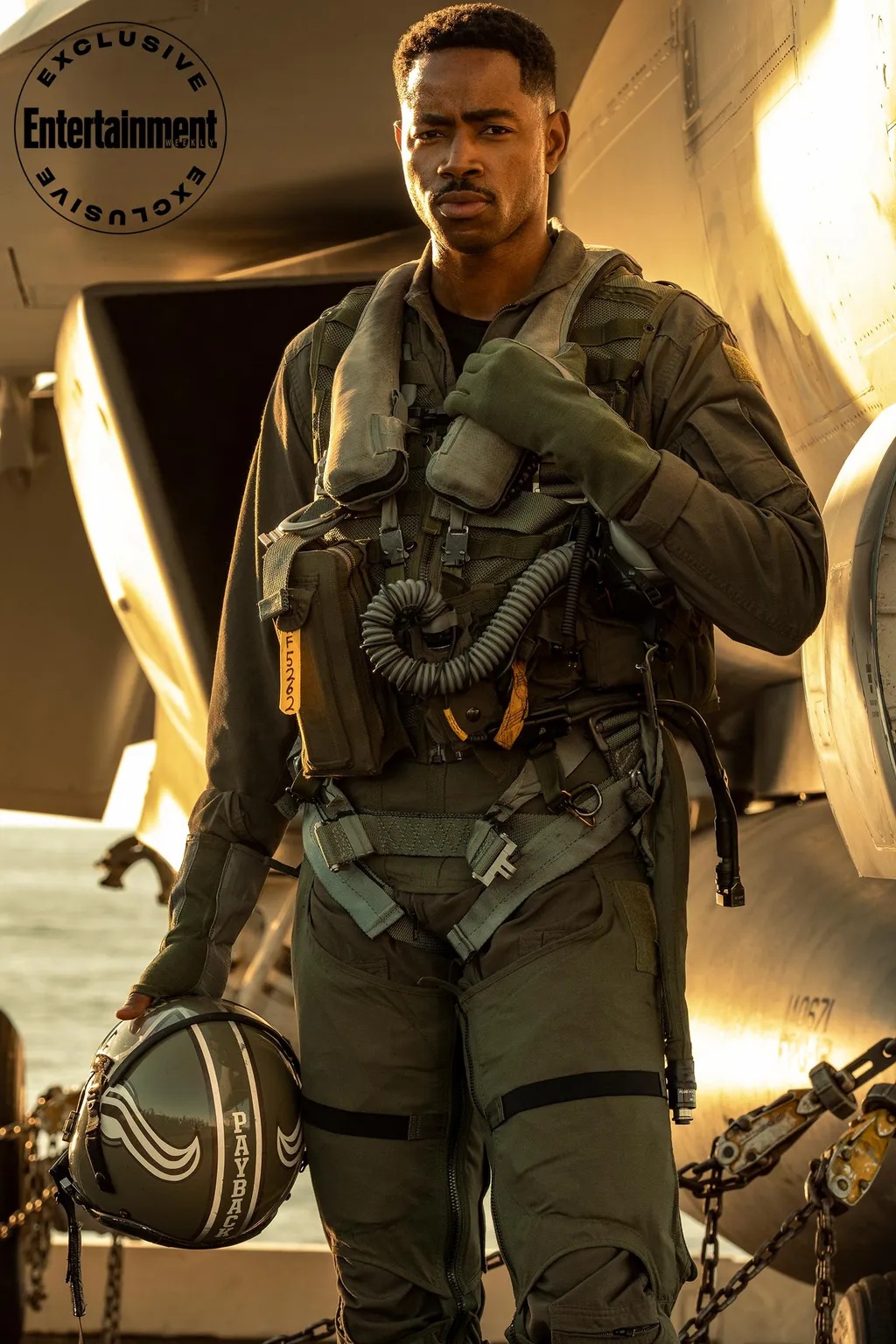 Jay Ellis plays "Payback" in Top Gun: Maverick from Paramount Pictures, Skydance and Jerry Bruckheimer Films. 