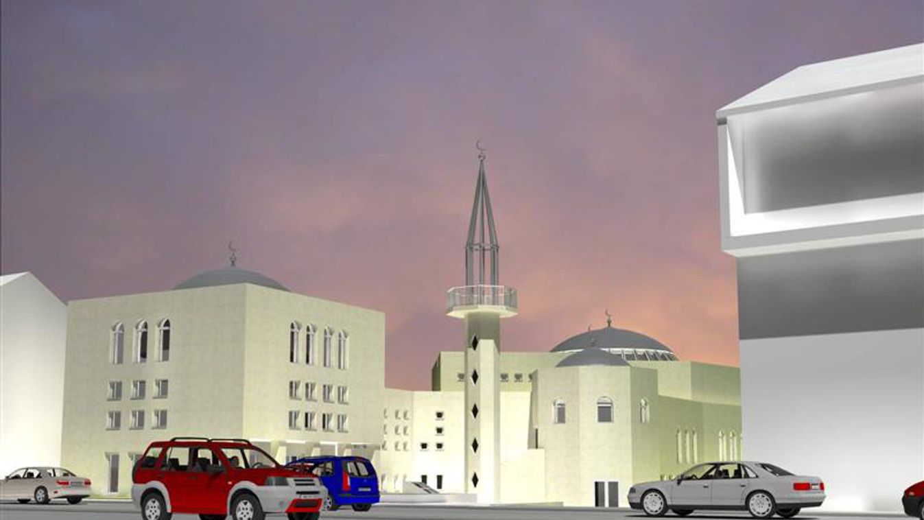 Újbuda mecset, látványterv 
