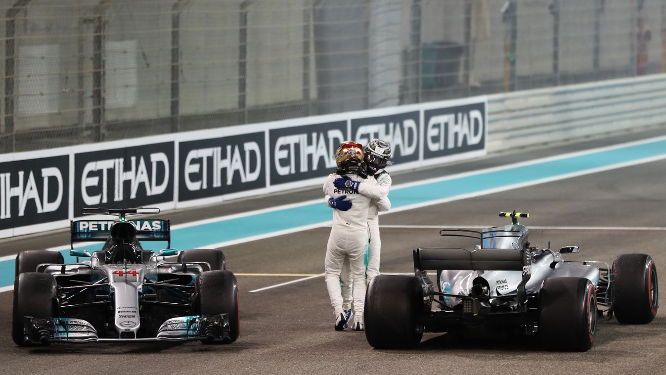 Forma-1, Valtteri Bottas, Lewis Hamilton, Mercedes-AMG Petronas, Abu-dzabi Nagydíj 