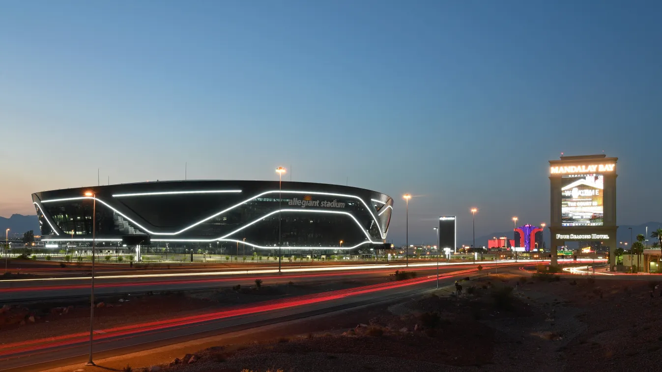 Allegiant Stadium Prepares To Host First Las Vegas Raiders Home Game GettyImageRank1 SPORT nfl TRAFFIC AMERICAN FOOTBALL interstate-15 bestof topix 