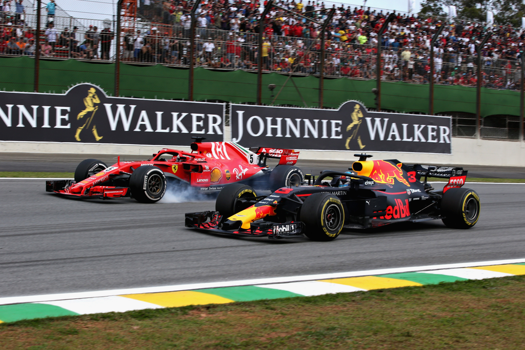 Forma-1, Sebastian Vettel, Daniel Ricciardo, Brazil Nagydíj 