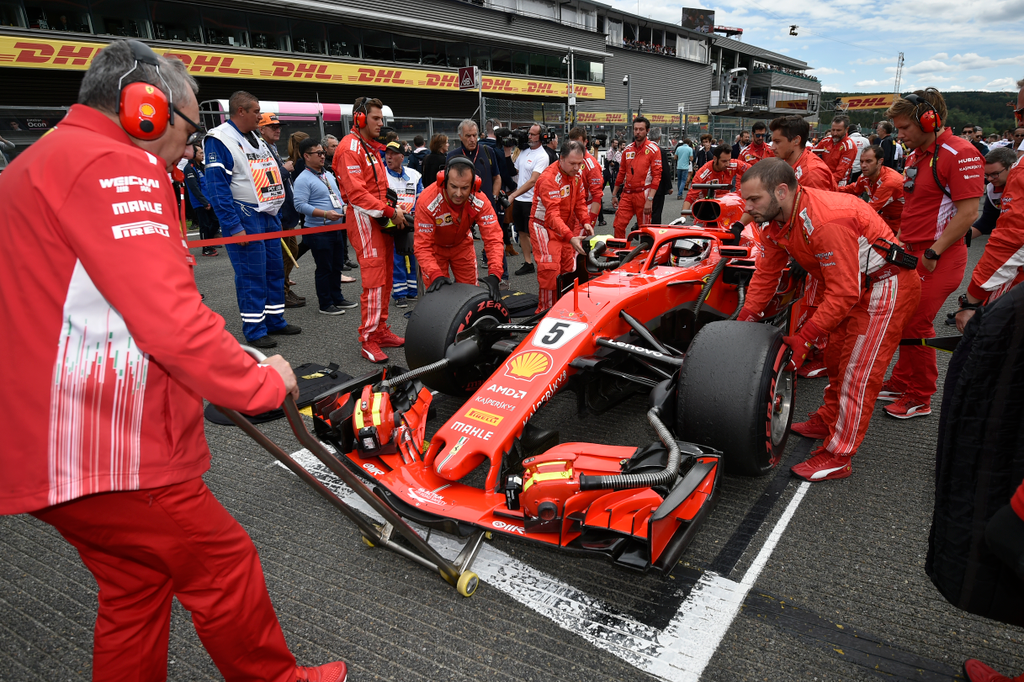 A Forma-1-es Belga Nagydíj, Sebastian Vettel, Scuderia Ferrari 