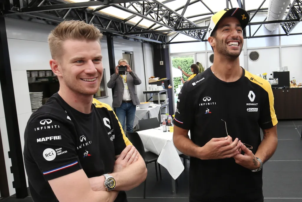 Forma-1, Nico Hülkenberg, Daniel Ricciardo, Renault F1 Team, Francia Nagydíj 