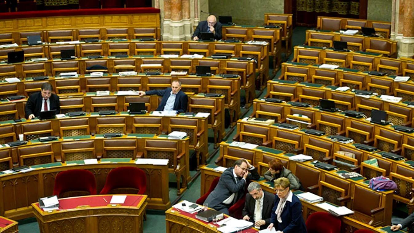 parlament, országgyűlés, plenáris ülés, üres ülésterem 