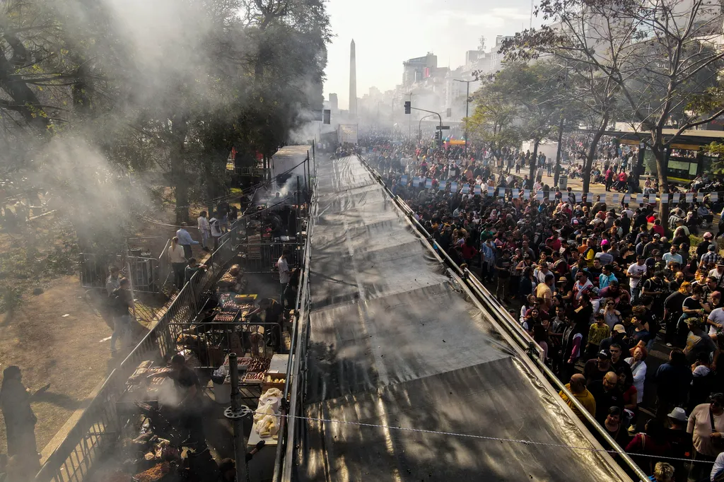 Barbecue, argentína, argentin, sütés, verseny, hús, rendezvény, fesztivál, Buenos Aires 