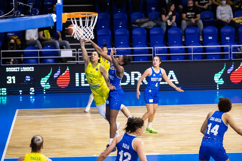 Kosárlabda, női, Euroliga, Sopron Basket – Basket Landes, Sopron, basket, Landes 