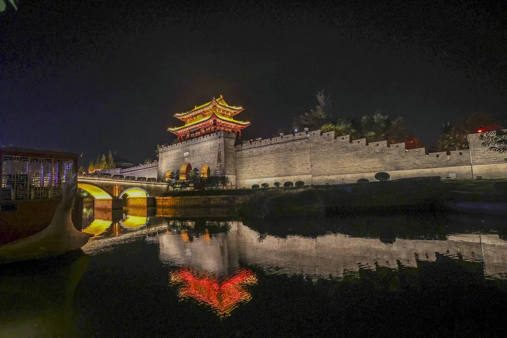 Tajercsuhang Tai'erzhuang ancient town Kína 