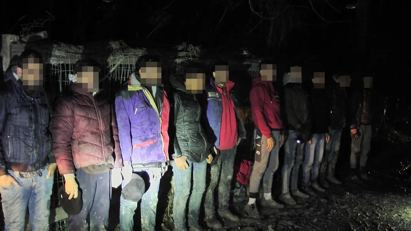 migráns, Bács-Kiskun megye, határ, 2019. december 25., 131 migráns 