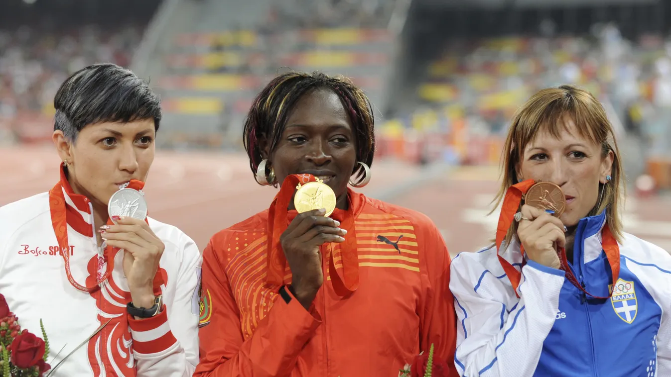 Peking 2008 - Leichtathletik Oly OLYMPIA Olympiade Olympische_Spiele Peking Personen SP Sommerspiele SPORT HORIZONTAL 