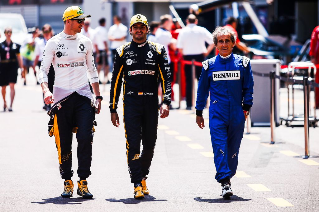 A Forma-1-es Monacói Nagydíj szombati napja, Nico Hülkenberg, Carlos Sainz, Alain Prost, Renault Sport Racing 