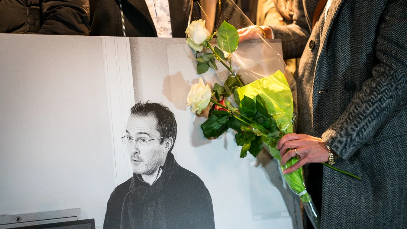 Samuel Paty, 47 éves, francia származású középiskolai történelem–földrajz szakos tanár, szólásszabadság, Mohamed próféta, Charlie Hebdo-karikatúra, Charlie Hebdo 