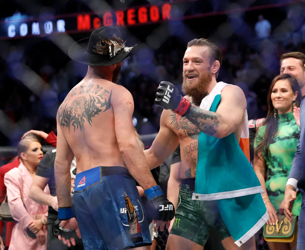 Conor McGregor v Donald Cerrone GettyImageRank2 SPORT MARTIAL ARTS 