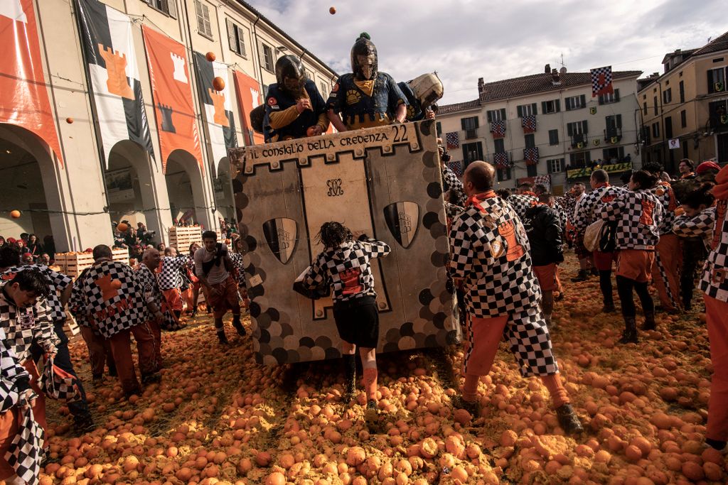 Ivrea narancs fesztivál 