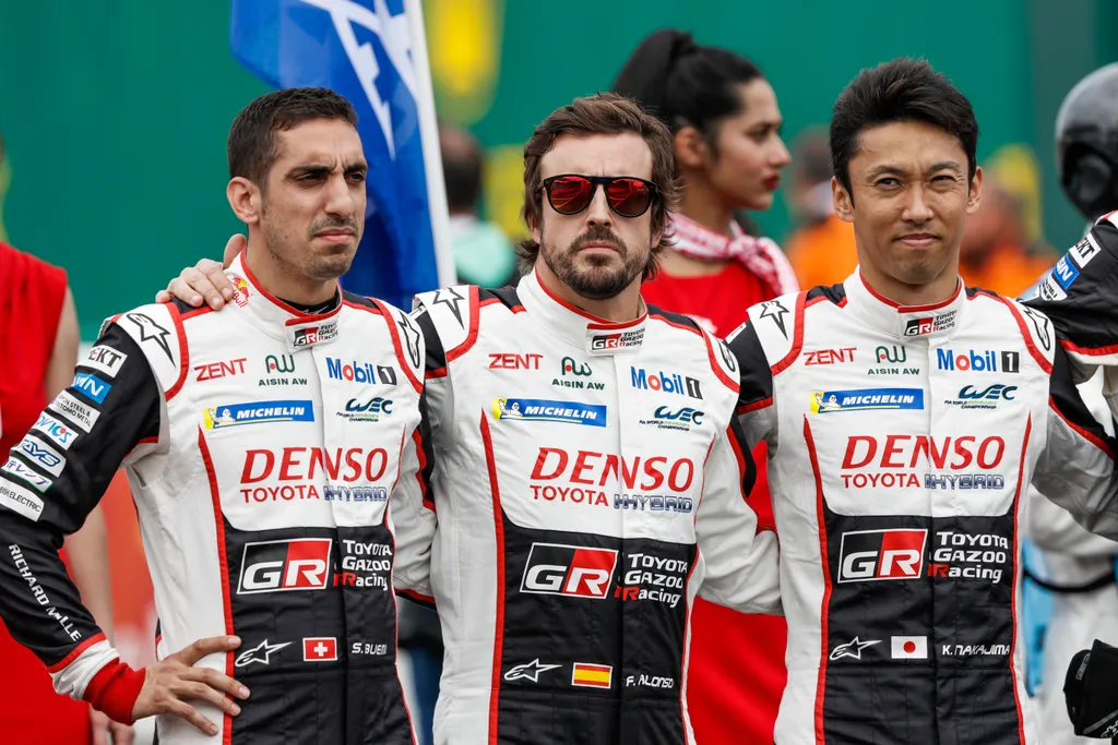 A 2018-as Le Mans-i 24 órás verseny, Fernando Alonso, Sébastian Buemi, Nakadzsima Kazuki, Toyota 