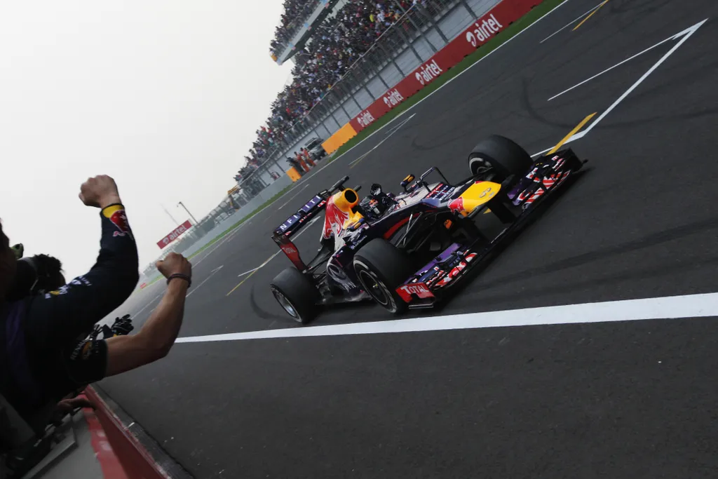 Forma-1, Sebastian Vettel, Red Bull, Indiai Nagydíj 2013 