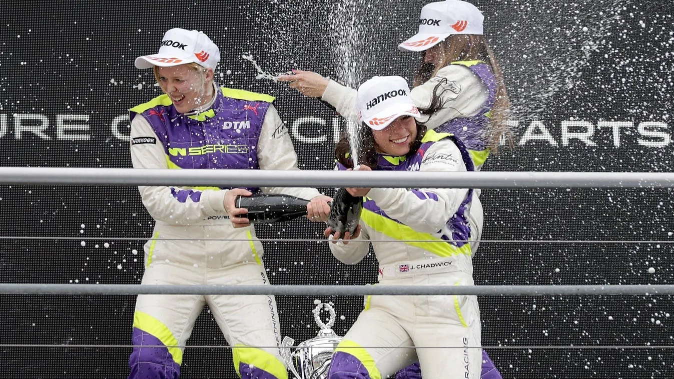 Motorsport - W-Series SOCIAL ISSUES motorsport COMPANY International DTM Women Ladies feminine podium award ceremony 