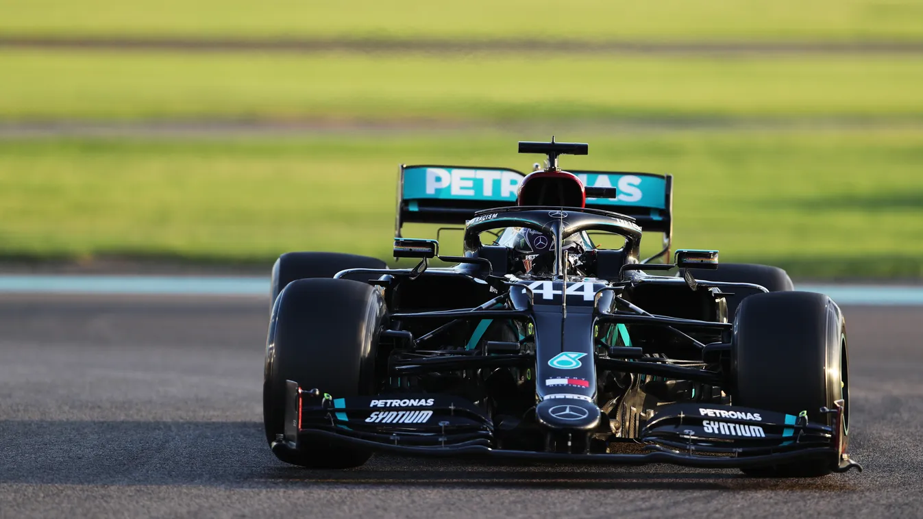 Forma-1, Lewis Hamilton, Mercedes, Abu-dzabi Nagydíj, 2020 péntek 
