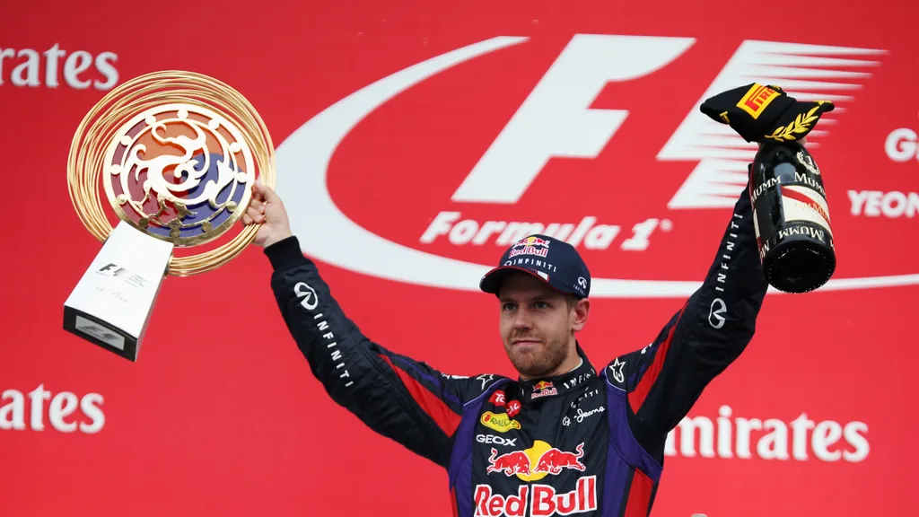 Forma-1, Sebastian Vettel, Koreai Nagydíj 2013, dobogó 