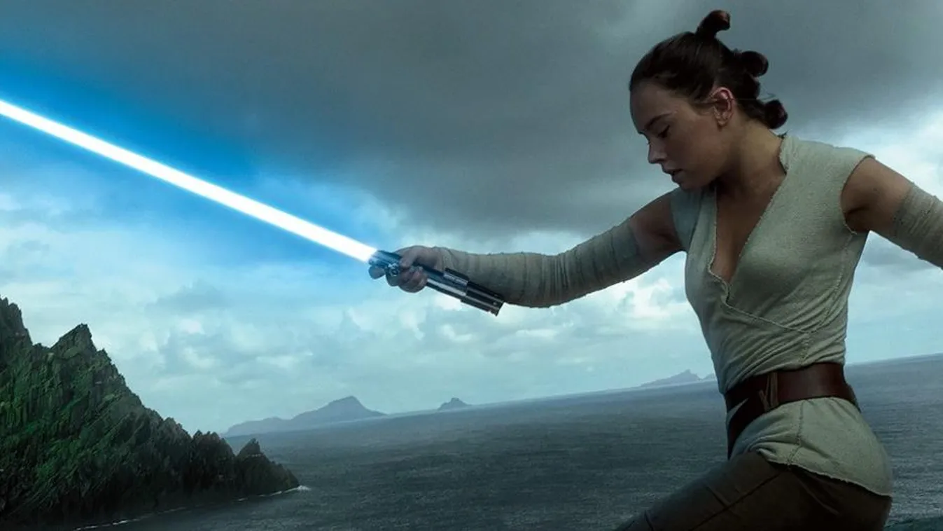Daisy Ridley a Star Wars: Az utolsó Jedik című filmben 
