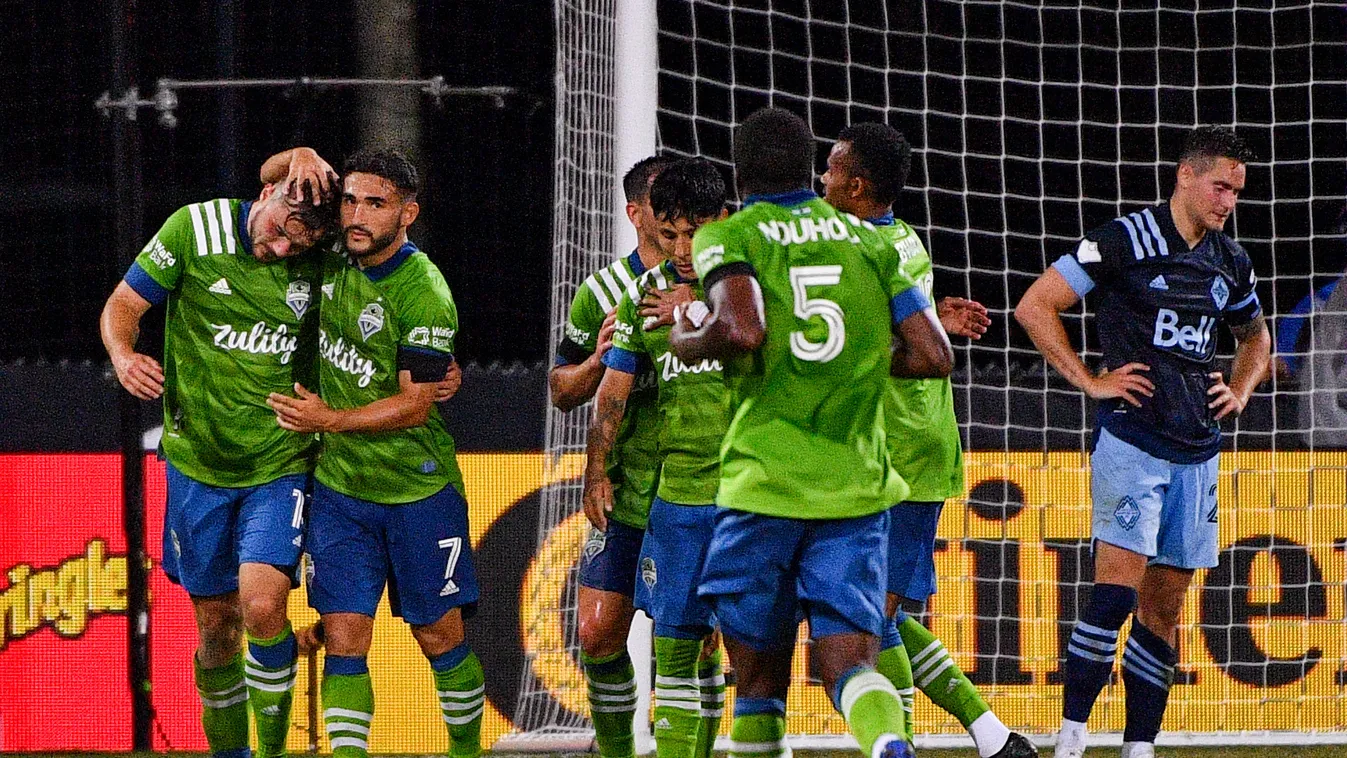 Seattle Sounders FC v Vancouver Whitecaps FC - MLS Is Back Tournament GettyImageRank2 SPORT major league soccer mls is back tournament group b adidas soccer mls soccer photos soccer action mls photos 