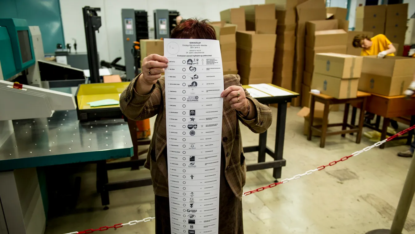 választás 2014 szavazólap gyártás 