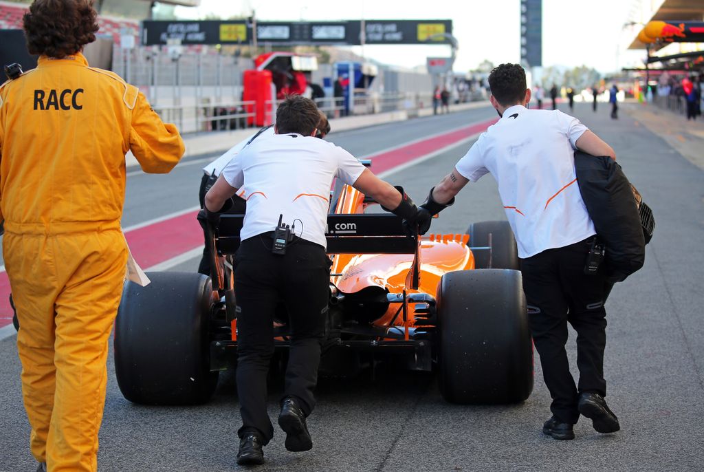 A Forma-1 előszezoni tesztje Barcelonában - 5. nap, Stoffel Vandoorne, McLaren Racing 