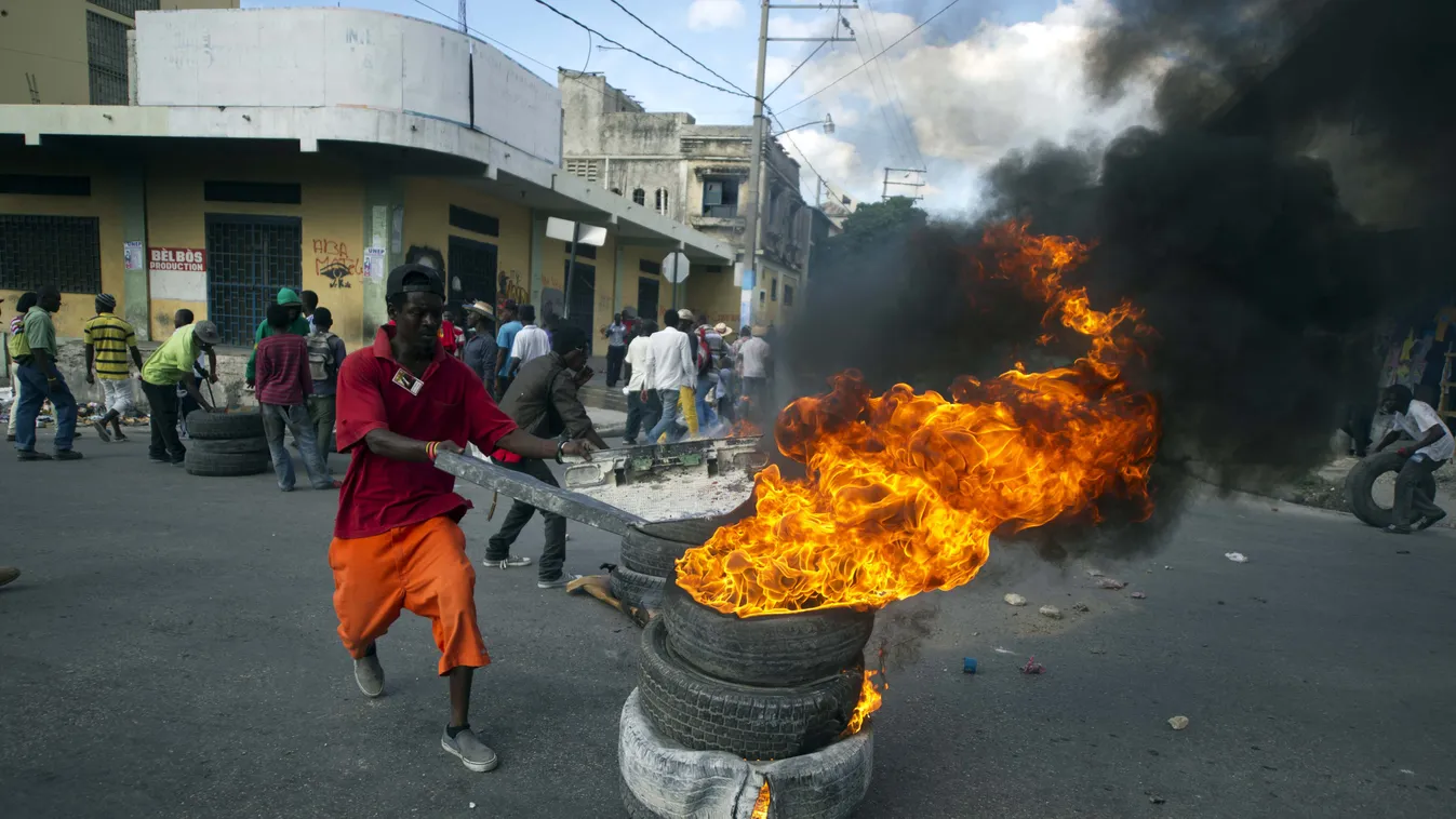 Haiti, tüntetés, zavargások 