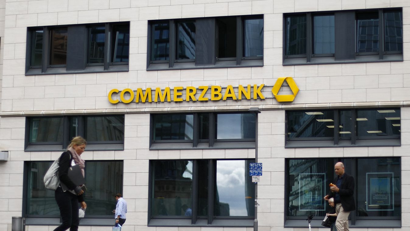 Pénzintézetek, bank, logó, Commerzbank 