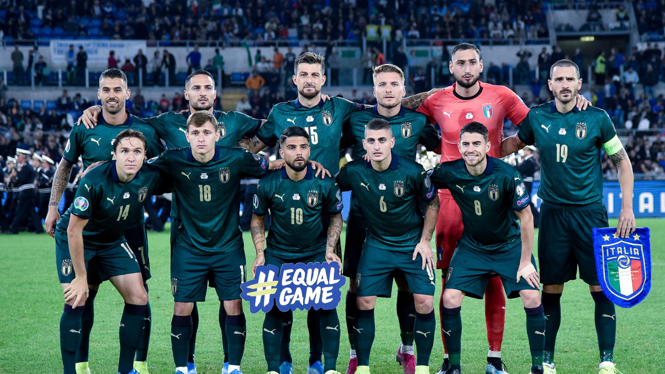Italy v Greece - European Qualifier Soccer Greece Rome Qualifier Nazionale Azzurri Horizontal FOOTBALL EURO 