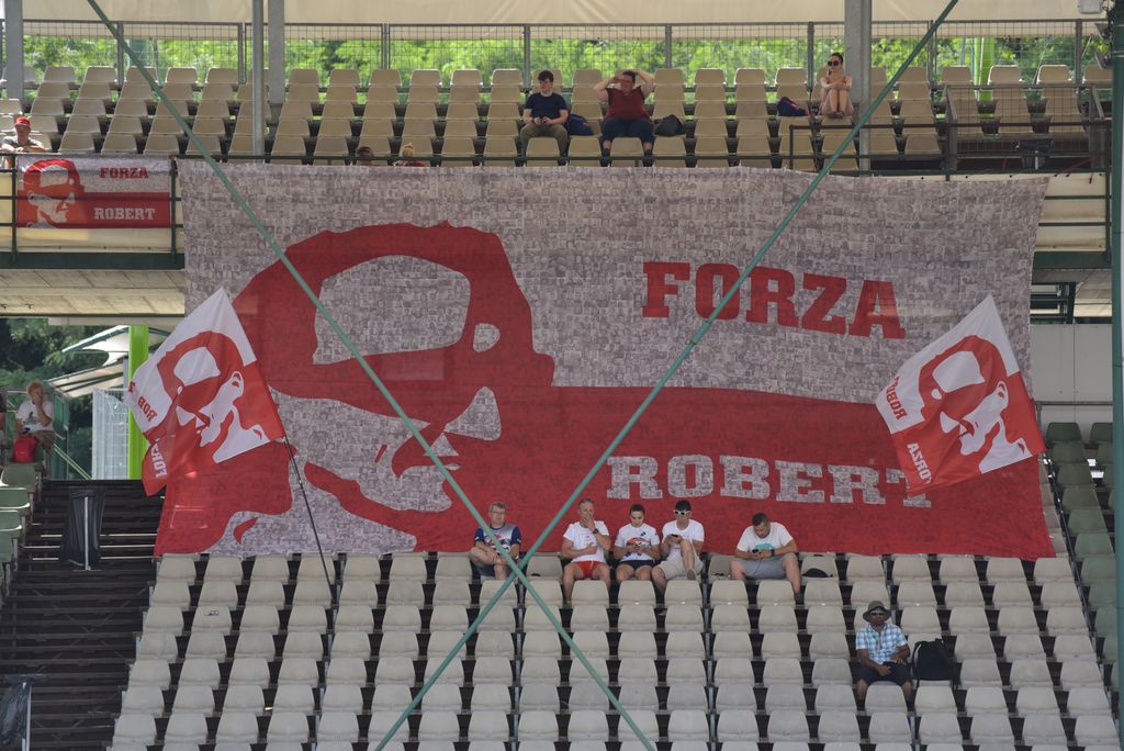 F1-es teszt a Hungaroringen, Robert Kubica szurkolói 